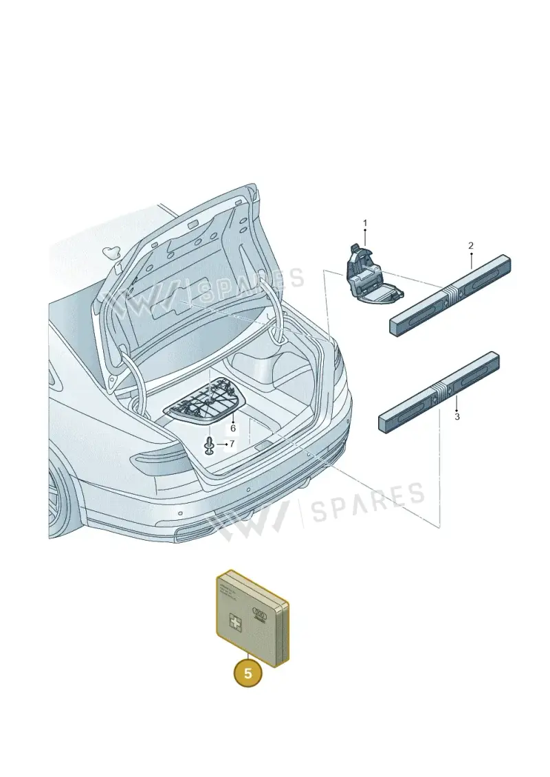 8W0860282F — Audi A8 (2017-2025) diagram 838860000, position 5