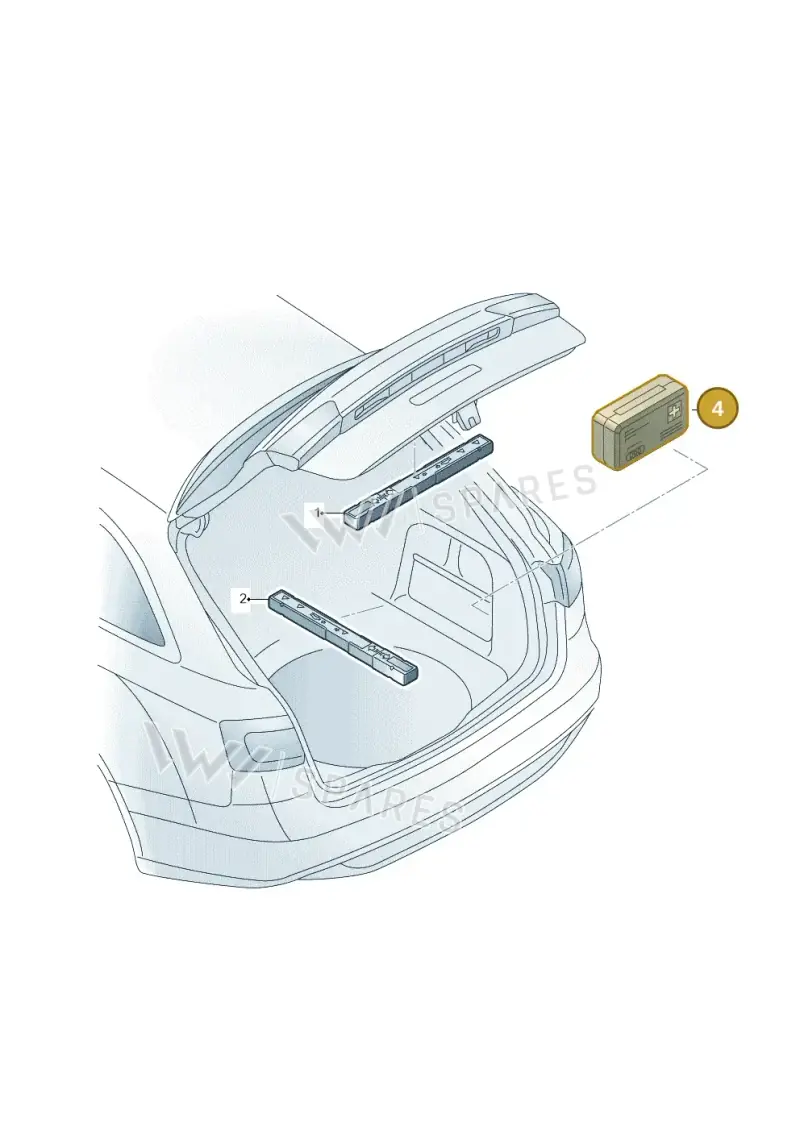 8W0860282F — Audi RS4 Avant (2017-2025) diagram 849860050, position 4