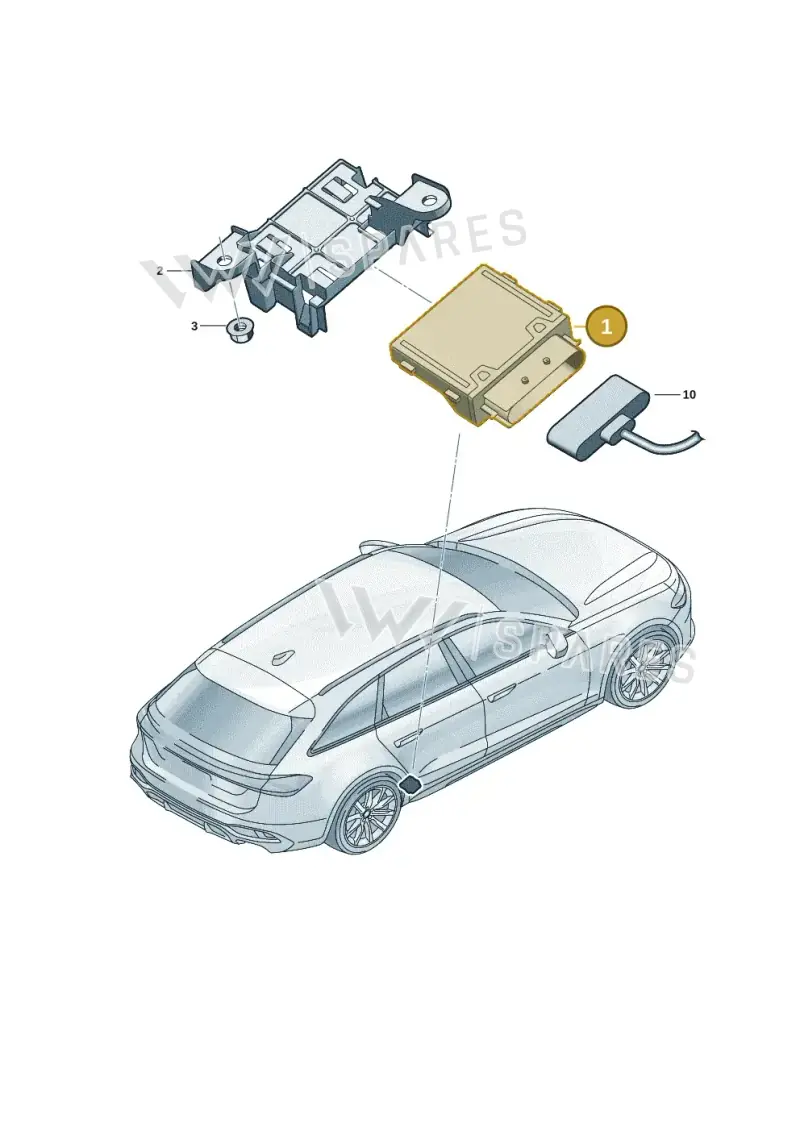 8W0906093F — Audi A5 Limousine (2024-2025) diagram 8wh201100, position 1