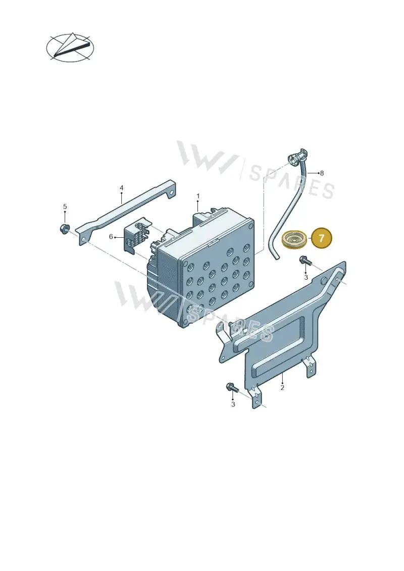 8W0915143A — Audi Q8 Quattro 3,0 (2018-) diagram 859915015, position 7