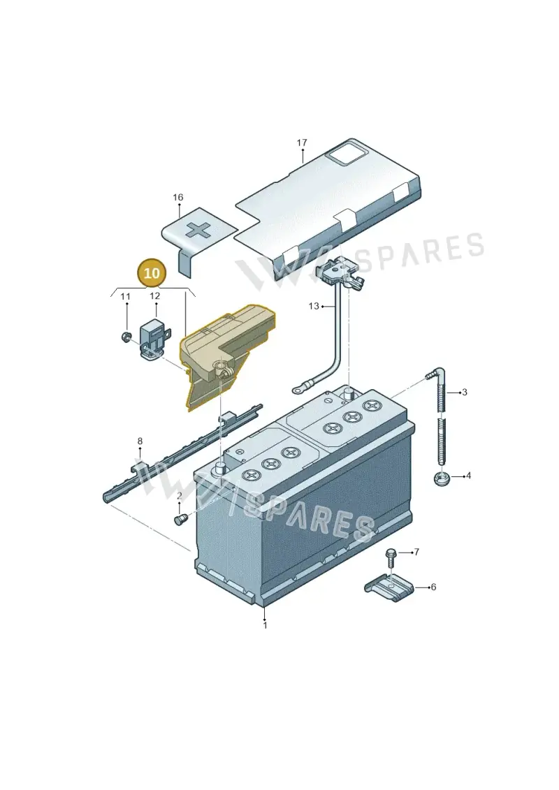 8W0915459H — Audi RS4 Avant (2017-2025) diagram 849915000, position 10