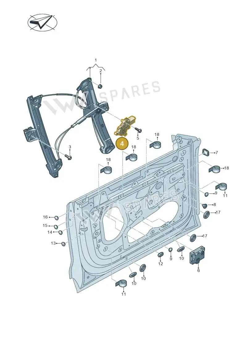 8W0959801 — Audi RS Q8 Quattro (2019-) diagram 429837060, position 4