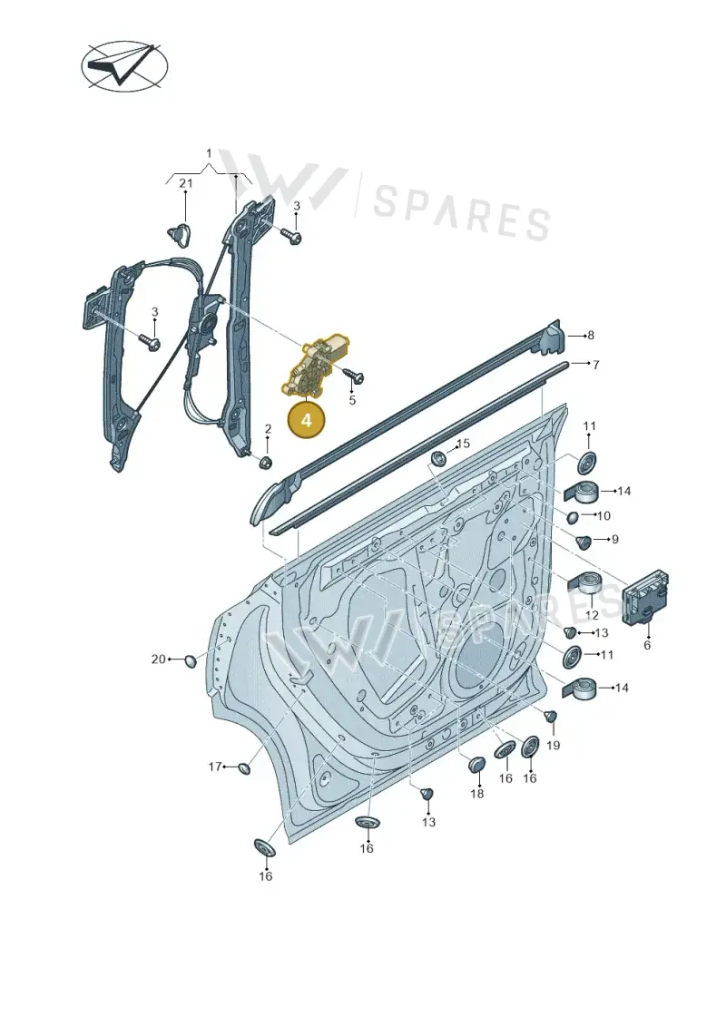 8W0959802 — Audi RS Q8 Quattro (2019-) diagram 429839060, position 4