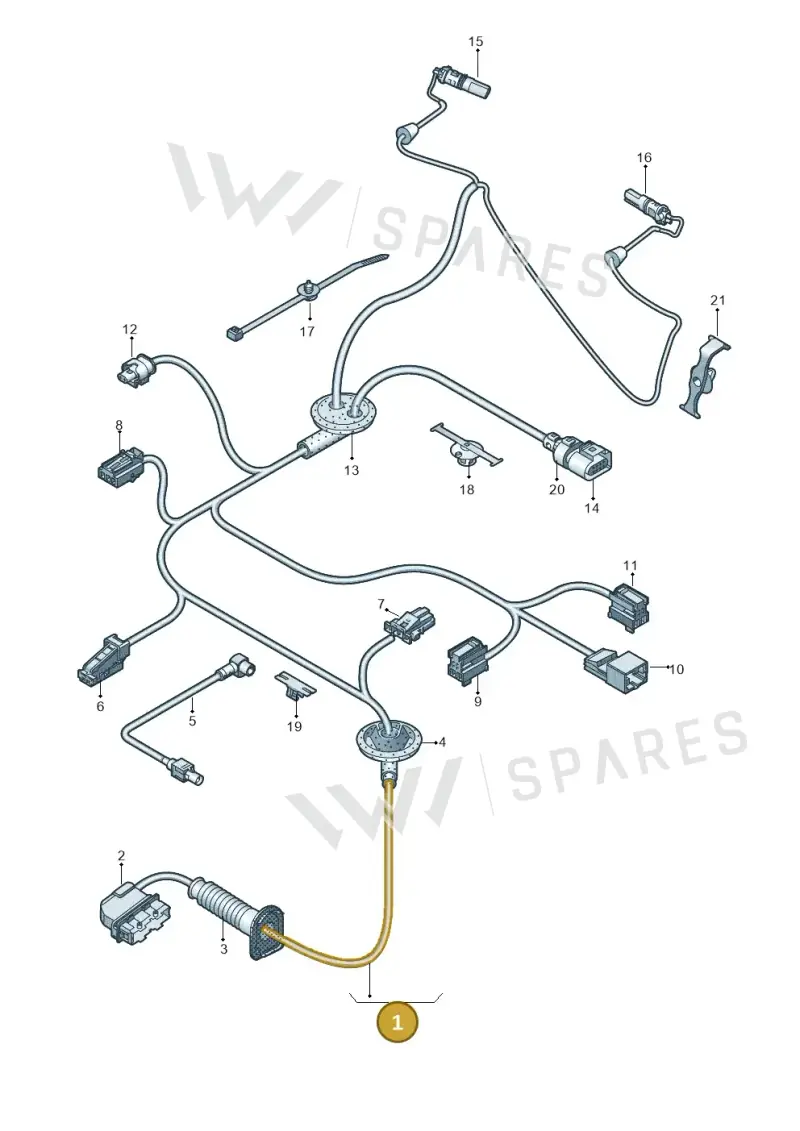 8W0971029CH — Audi A4 (2015-2025) diagram 849972330, position 1