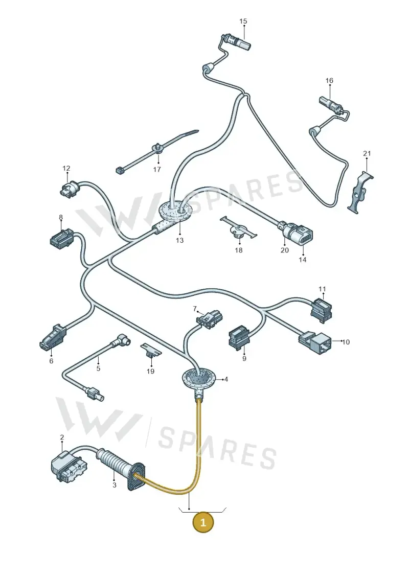 8W0971029DC — Audi A4 (2015-2025) diagram 849972330, position 1
