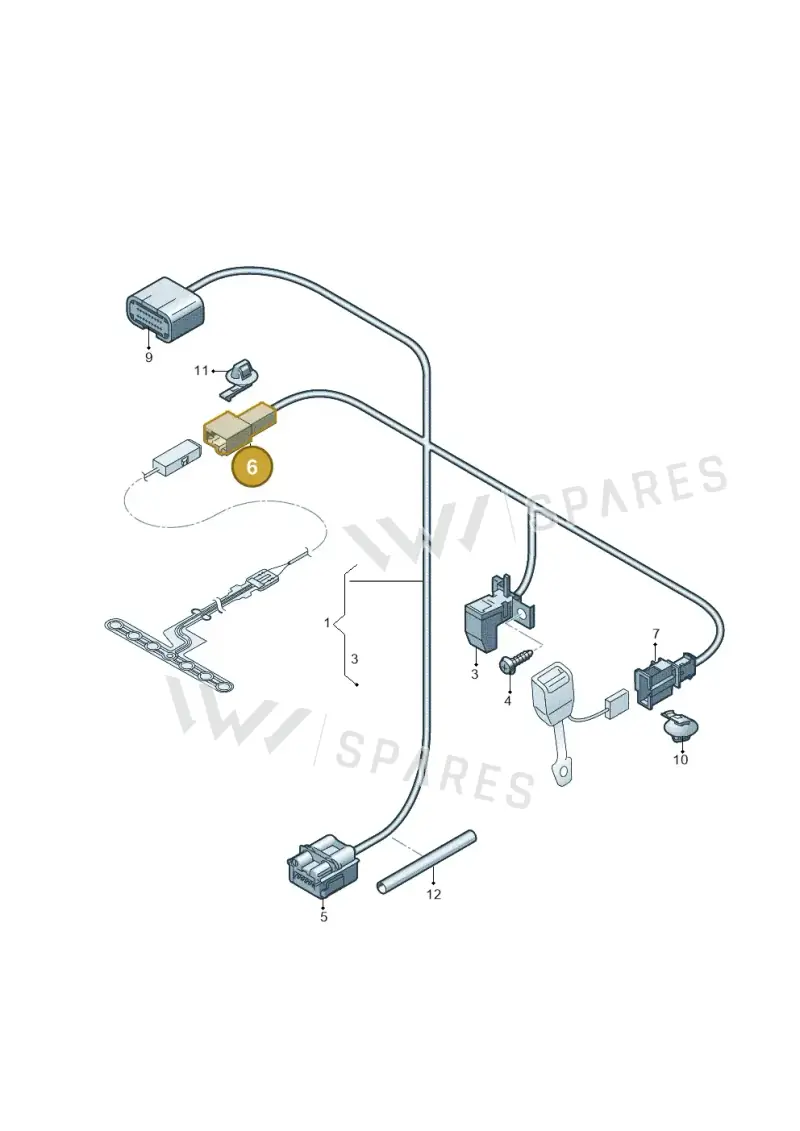 8W0971832B — Audi TTS (2014-2023) diagram 850972200, position 6