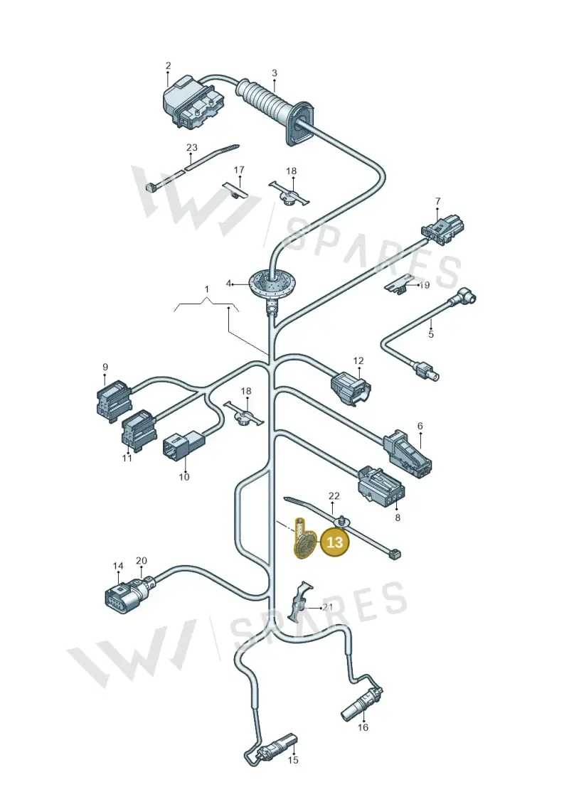 8W0971841 — Audi Q5 (2016-2025) diagram 896972330, position 13