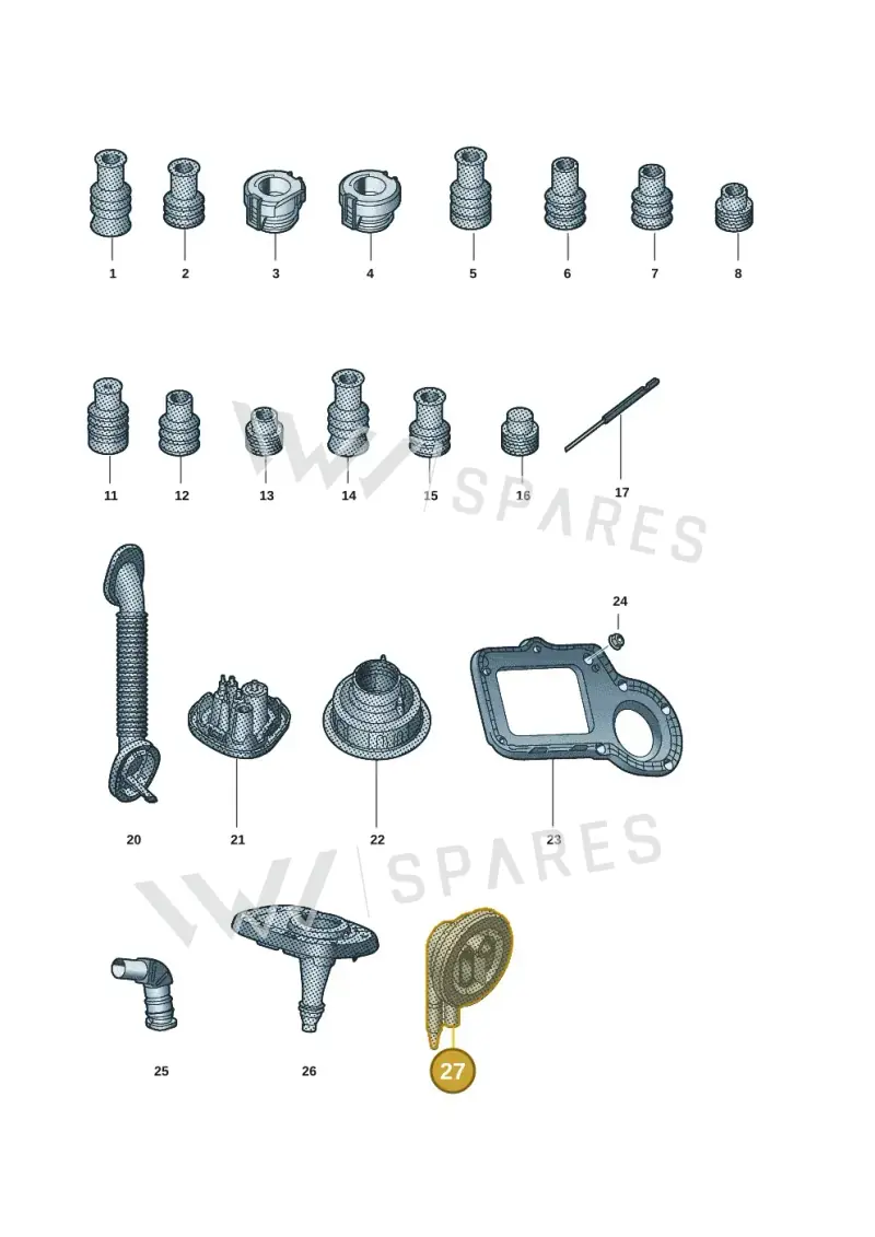 8W0971841 — Audi Q6 e-tron (2023-2025) diagram f5s971815, position 27