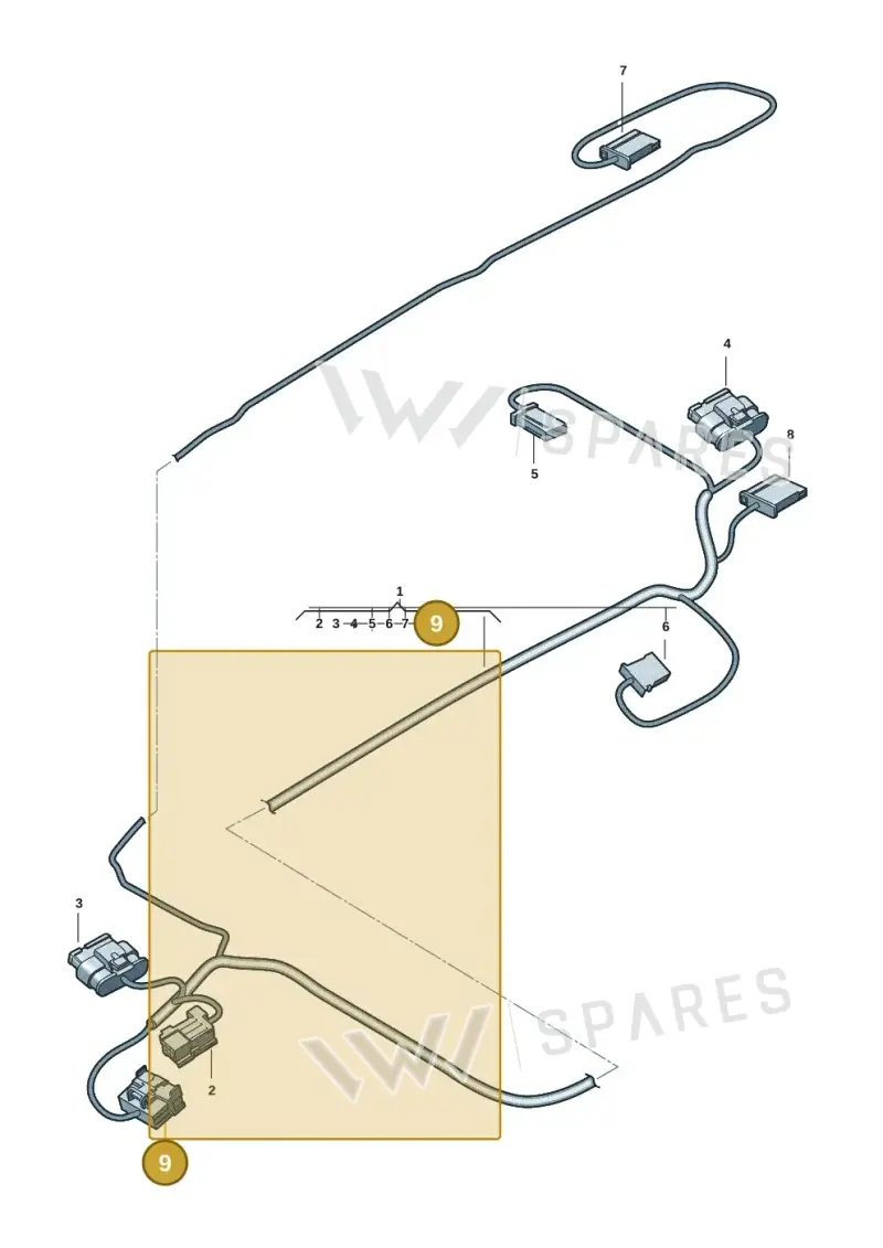 8W0972416 — Audi Q6 e-tron (2023-) diagram f5s972650, position 9