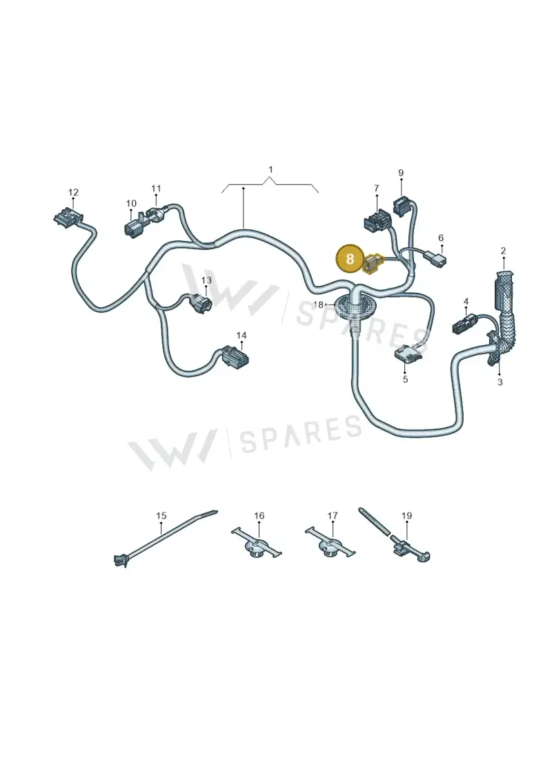 8W0973736 — Audi Q4 Sportback (2021-2025) diagram 89a972300, position 8