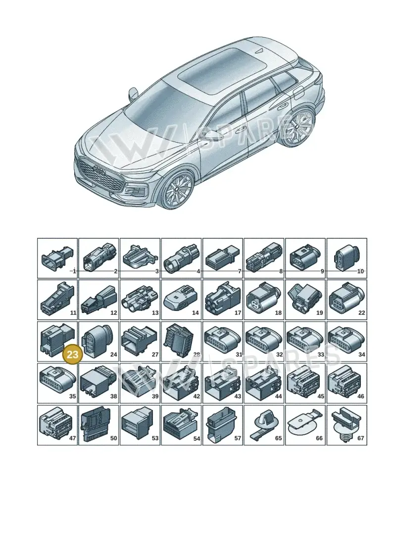8W0973736 — Audi Q6 e-tron (2023-2025) diagram f5s971820, position 23