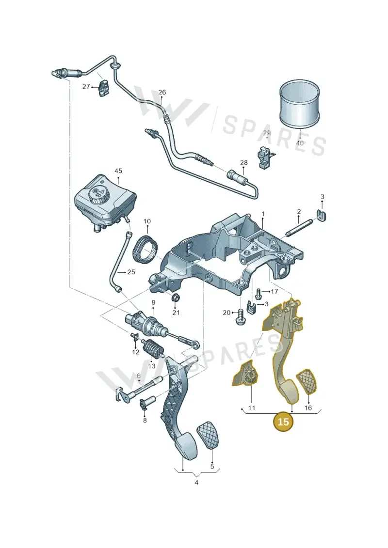 8W1721140B — Audi Q5 (2016-2020) diagram 896721250, position 15