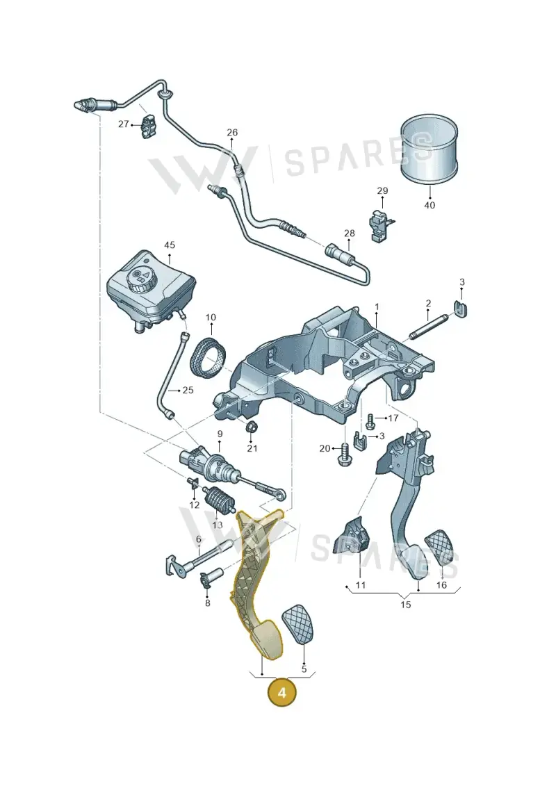 8W1721316E — Audi Q5 (2016-2020) diagram 896721250, position 4