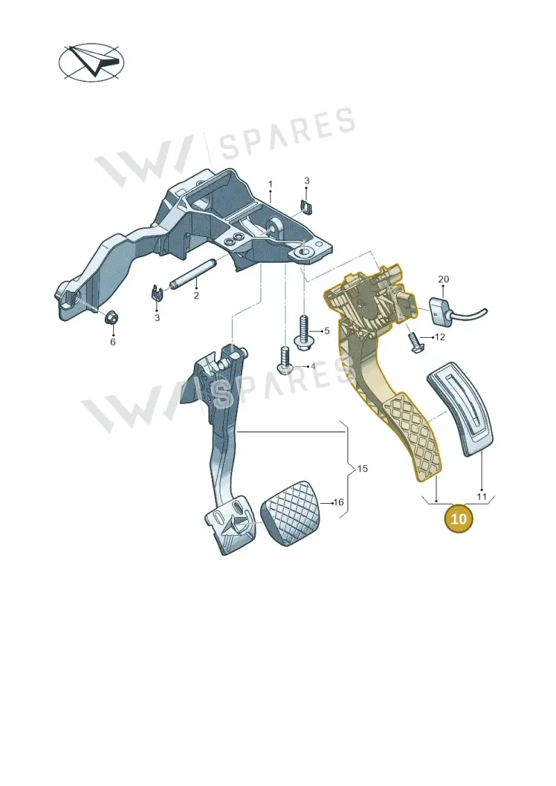 8W1723523C — Audi A5 Limousine (2024-2025) diagram 8wh721500, position 10
