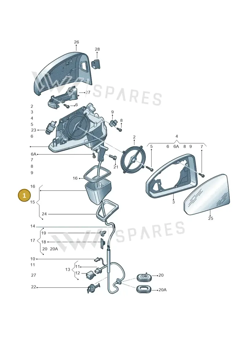 8W1857409AG9B9 — Audi RS4 Avant (2017-2025) diagram 849857400, position 1