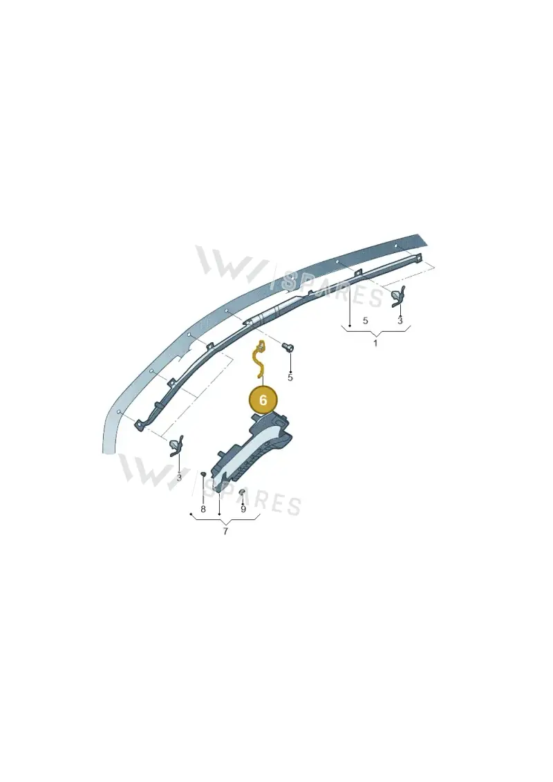 8W1971581 — Volkswagen ID.6 X (2021-) diagram 589880300, position 6