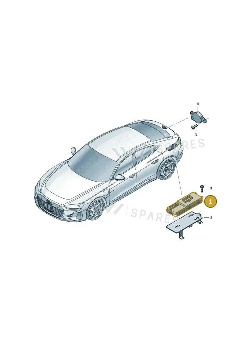 8W2959107 — Audi RS e-tron GT (2020-2025) diagram 4j1959400, position 1