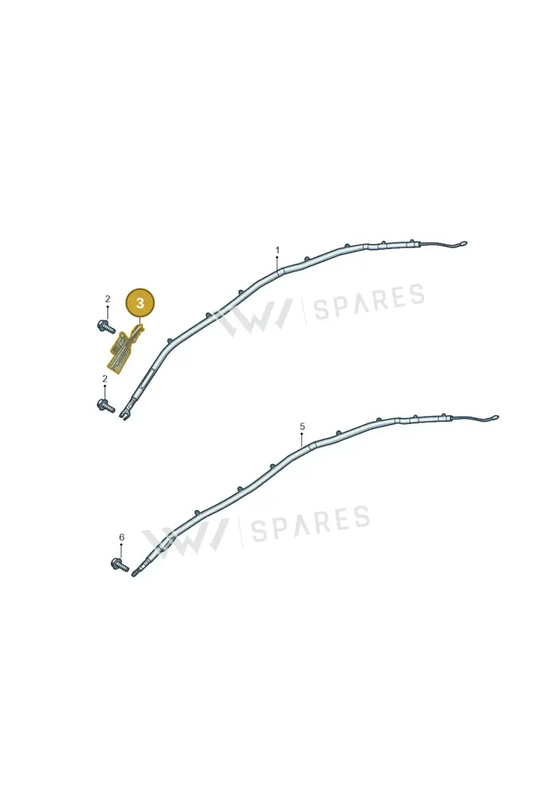 8W5880755 — Audi A4 (2015-2025) diagram 849880300, position 3