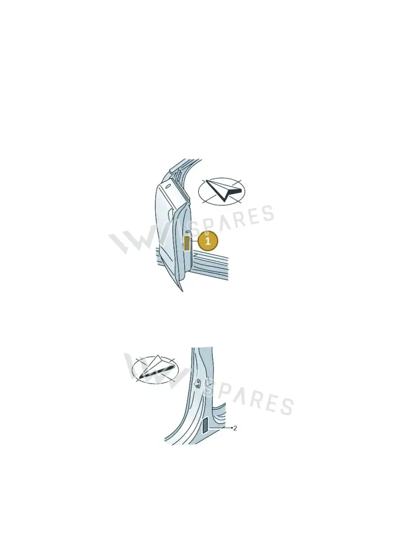 8W8010502AJ — Audi A5 Sportback (2016-2025) diagram 897010220, position 1