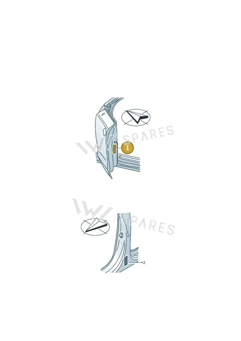 8W8010502BB — Audi A5 Sportback (2016-2025) diagram 897010220, position 1