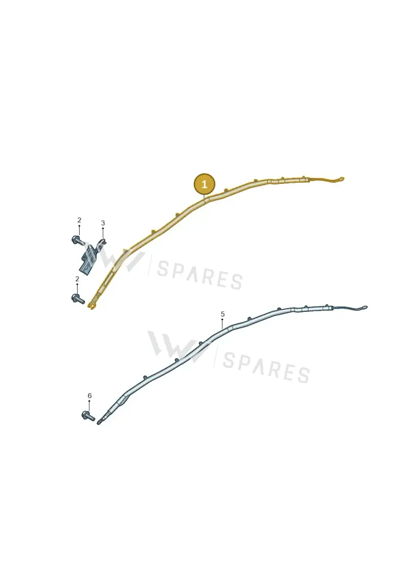 8W8880741J — Audi RS5 Sportback (2017-2025) diagram 849880300, position 1