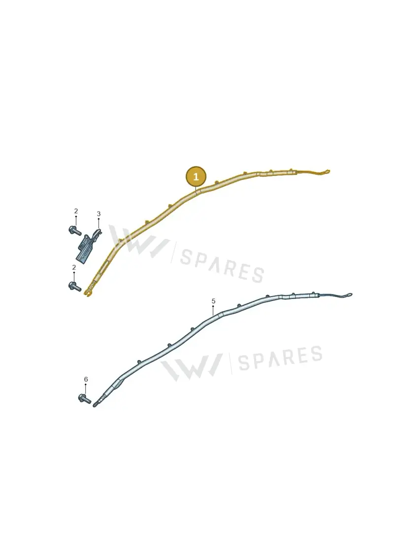 8W8880742J — Audi RS5 Sportback (2017-2025) diagram 849880300, position 1