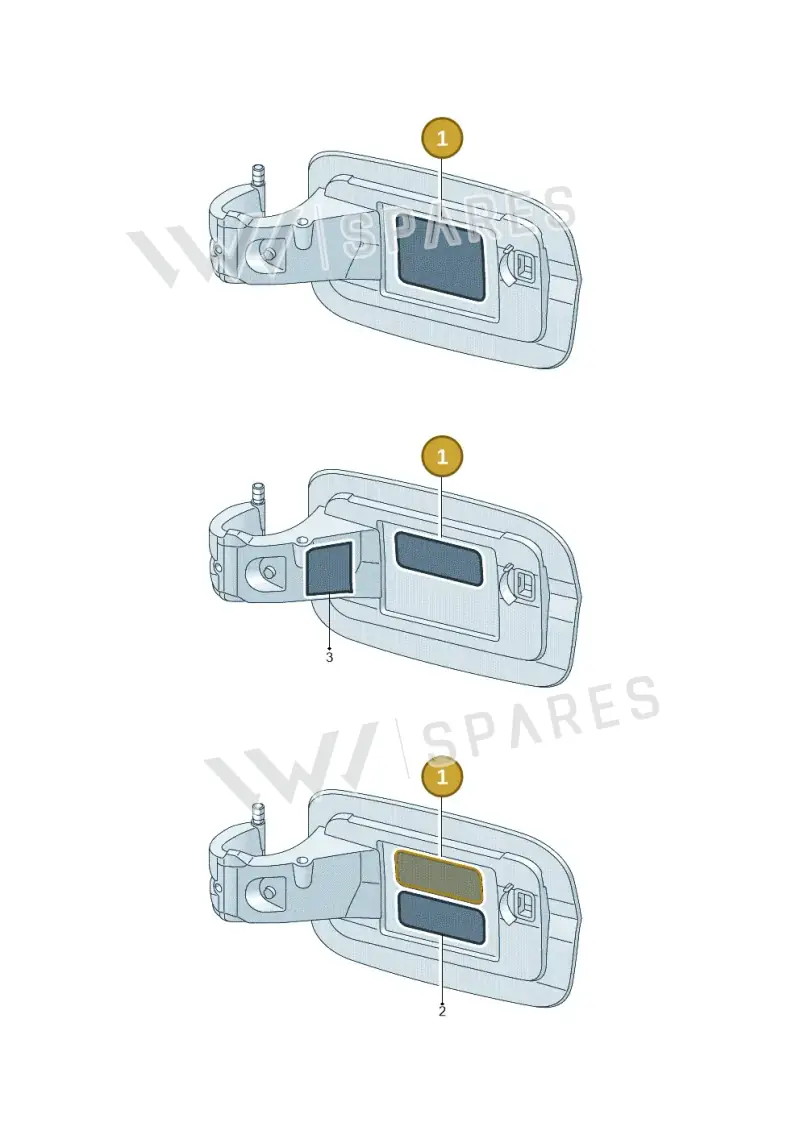 8W9010508B — Audi A3 Sportback (2016-2020) diagram 890010350, position 1