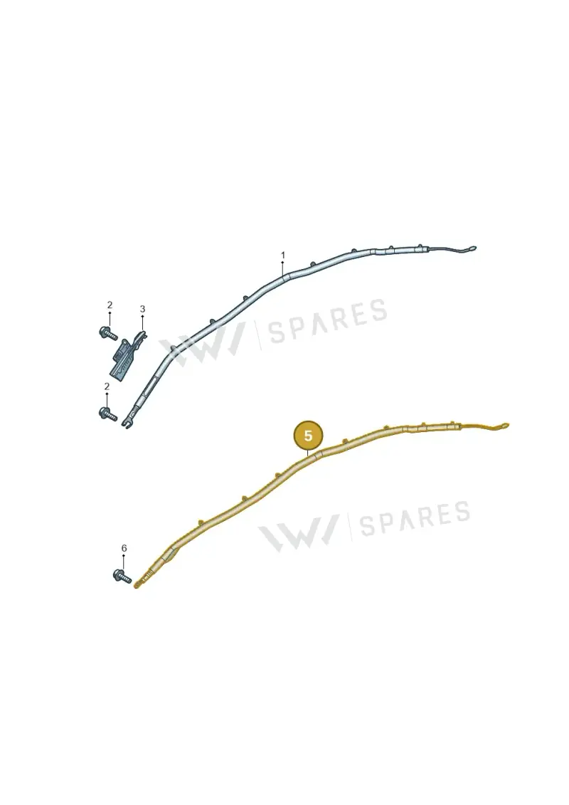 8W9880742E — Audi A4 (2015-2025) diagram 849880300, position 5