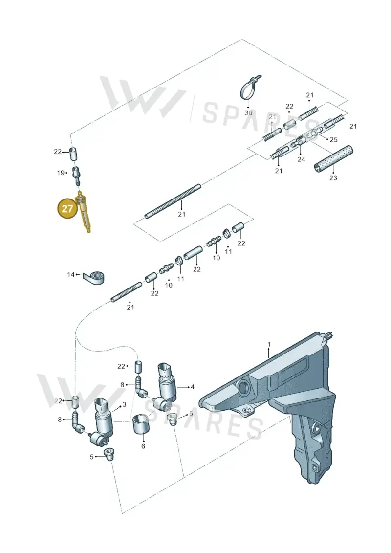 8W9955993A — Audi RS7 Sportback (2019-) diagram 435955200, position 27
