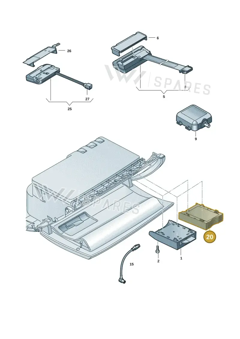8WD919806H — Audi RS4 Avant (2017-2025) diagram 849035057, position 20