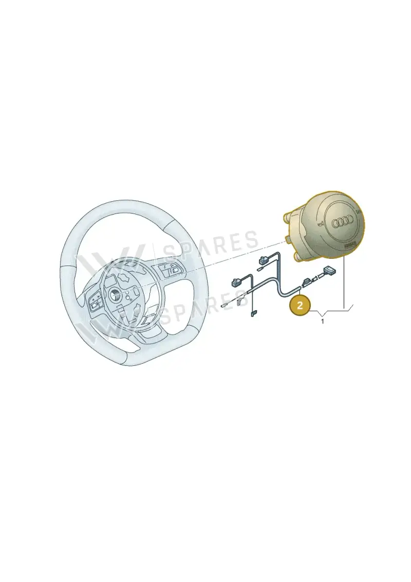 8X0971589C — Audi A1 Sportback (2014-2018) diagram 758880000, position 2