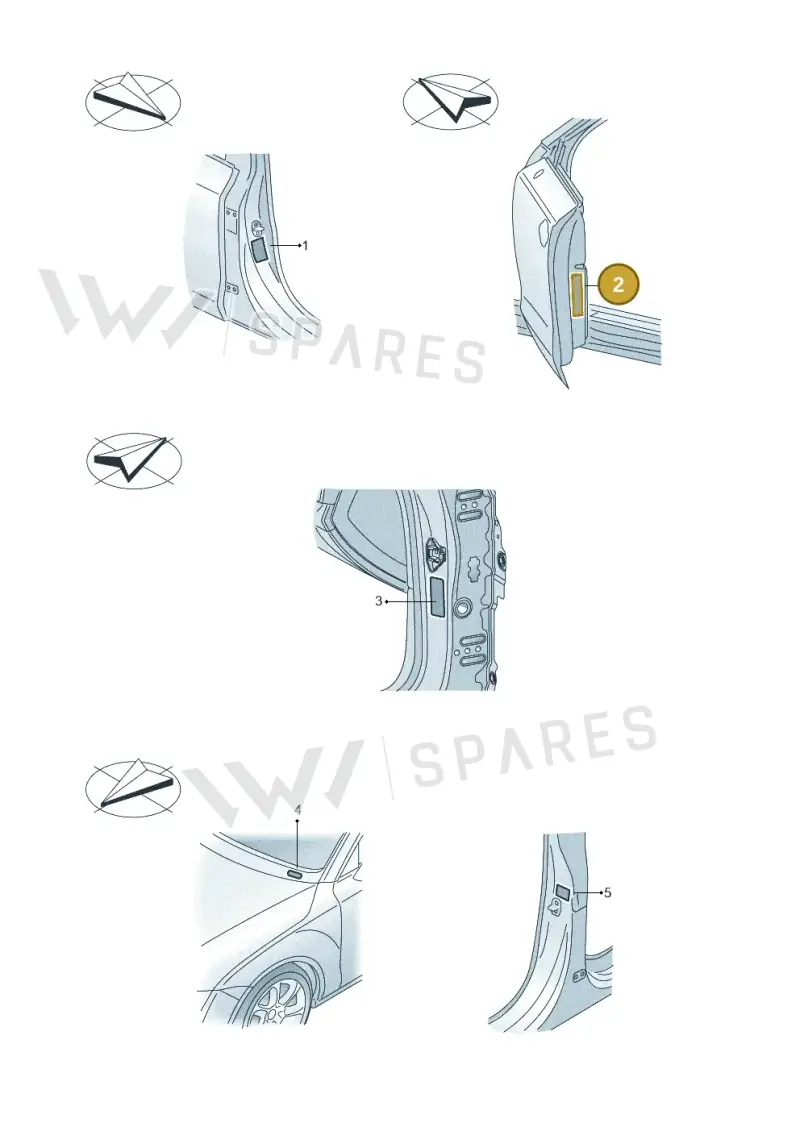 8XA010502C — Audi A1 Sportback (2014-2018) diagram 792010200, position 2