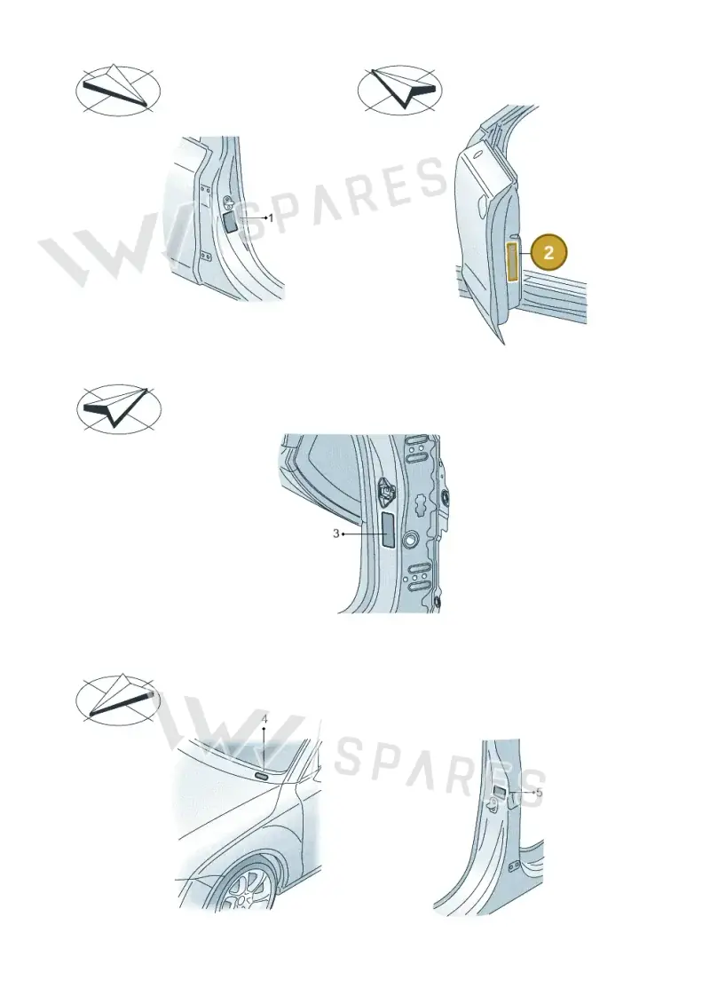 8XA010502E — Audi A1 Sportback (2014-2018) diagram 792010200, position 2