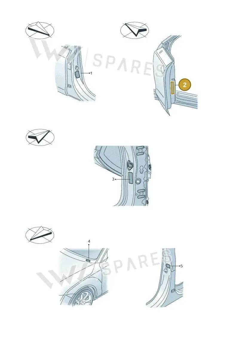 8XA010502F — Audi A1 Sportback (2014-2018) diagram 792010200, position 2