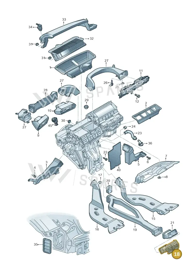 8Y0819203B6PS — Audi A3 Sportback (2019-2025) diagram 596819100, position 18