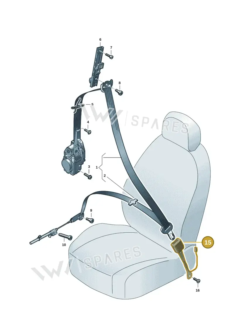 8Y0857755AMNB — Audi A5 Limo 2.0 (2024-) diagram 8wh857600, position 15