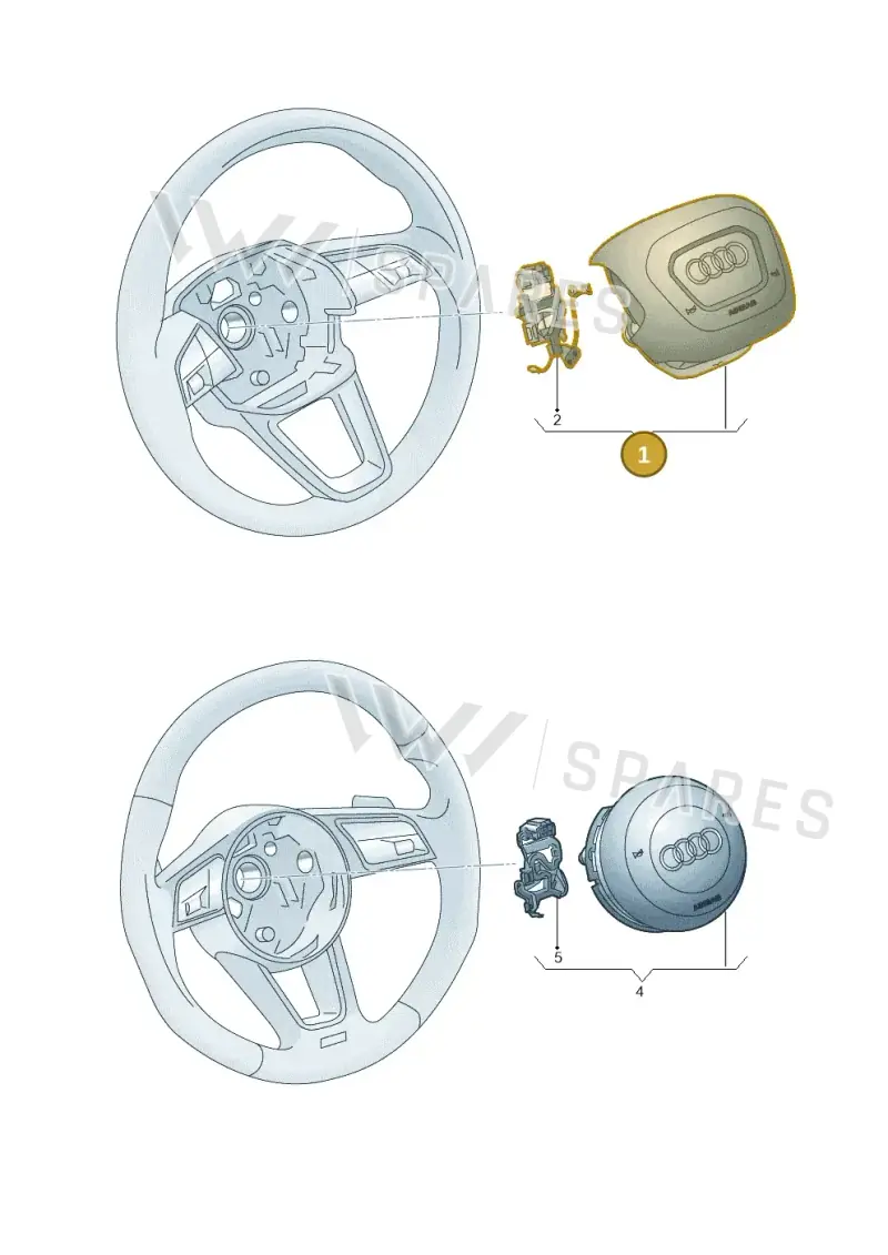 8Y0880201J6PS — Audi A3 Sportback (2019-2025) diagram 592880000, position 1