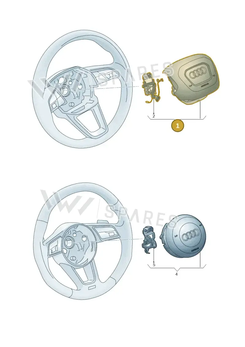 8Y0880201K6PS — Audi A3 Sportback (2019-2025) diagram 592880000, position 1