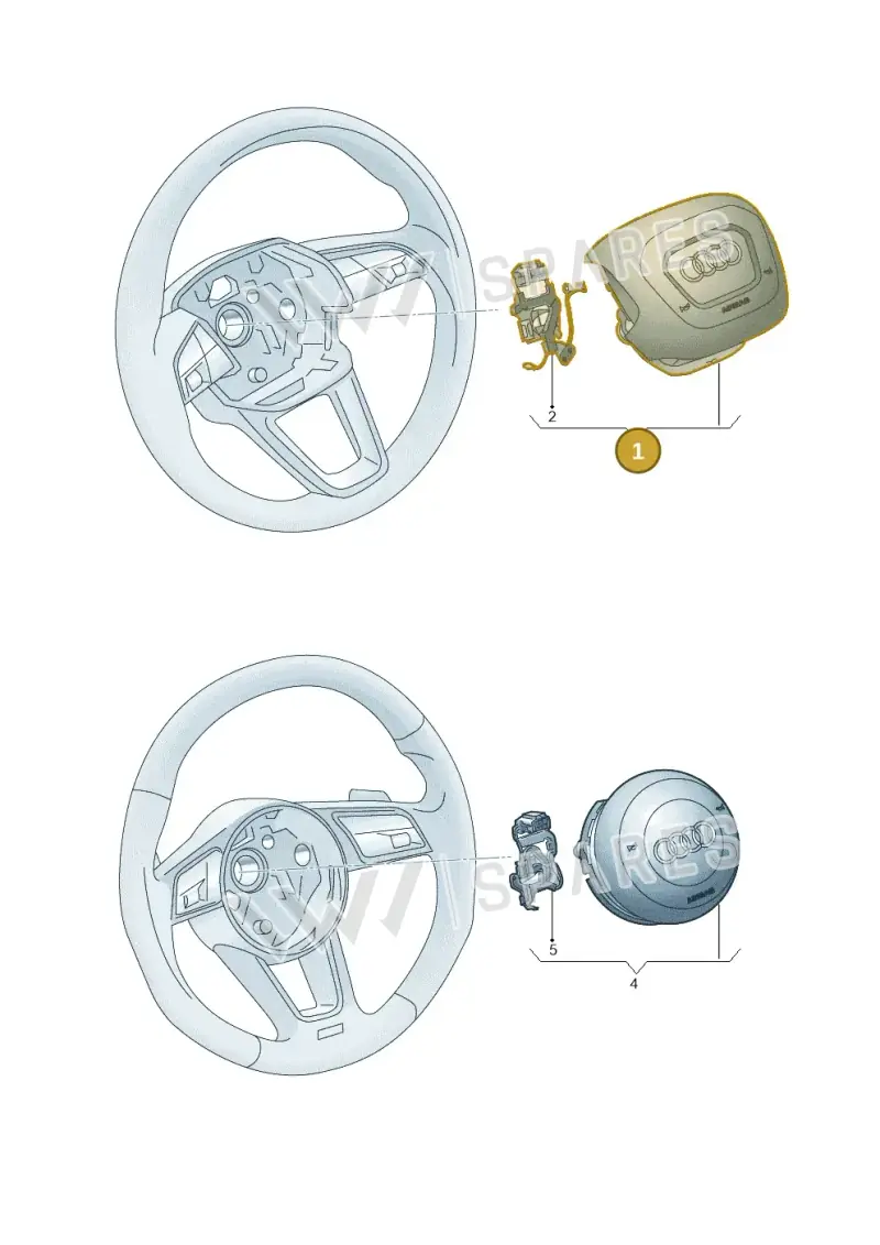 8Y0880201SBCD — Audi A3 Sportback (2019-2025) diagram 592880000, position 1