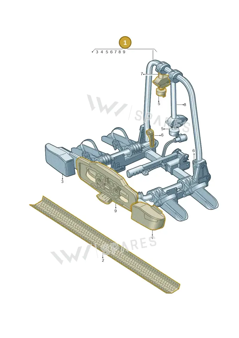 8Y2071105 — Audi Q6 e-tron (2023-2025) diagram 596071060, position 1