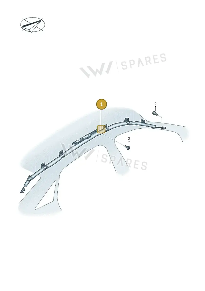 8Y4880741E — Audi A3 Sportback (2019-2025) diagram 597880040, position 1