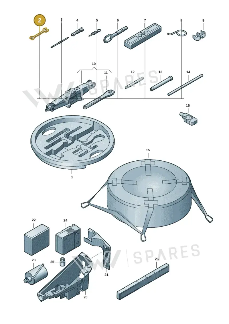 971012383 — Audi RS e-tron GT (2020-2020) diagram 4j1011100, position 2