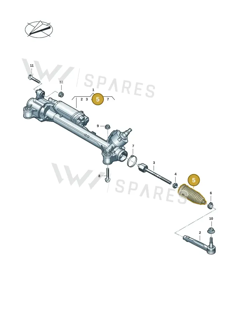 971423815 — Audi RS e-tron GT (2020-2020) diagram 4j1423000, position 5