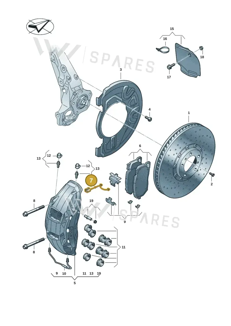 971907637 — Audi RS e-tron GT (2020-2020) diagram 4j1615055, position 7