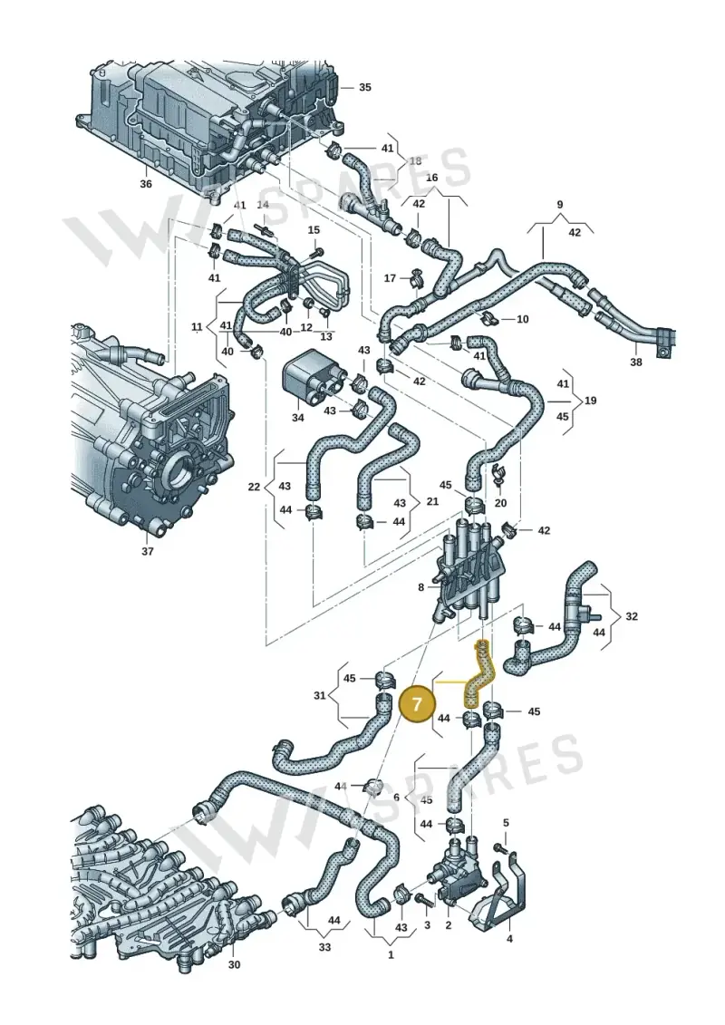 9J1121051 — Audi RS e-tron GT (2020-2020) diagram 4j1121050, position 7