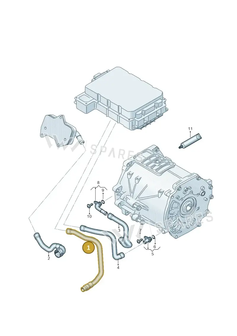 9J1121109 — Audi RS e-tron GT (2020-2020) diagram 4j1901625, position 1