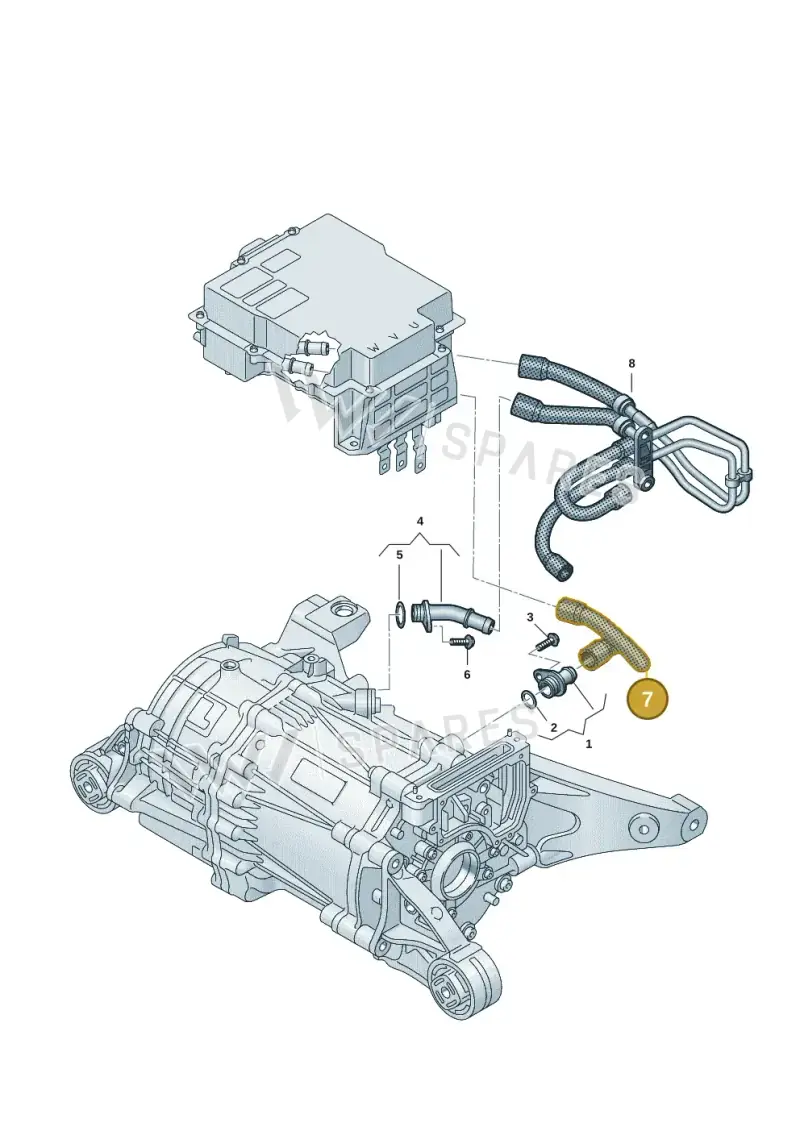 9J1121124 — Audi RS e-tron GT (2020-2020) diagram 4j1901100, position 7