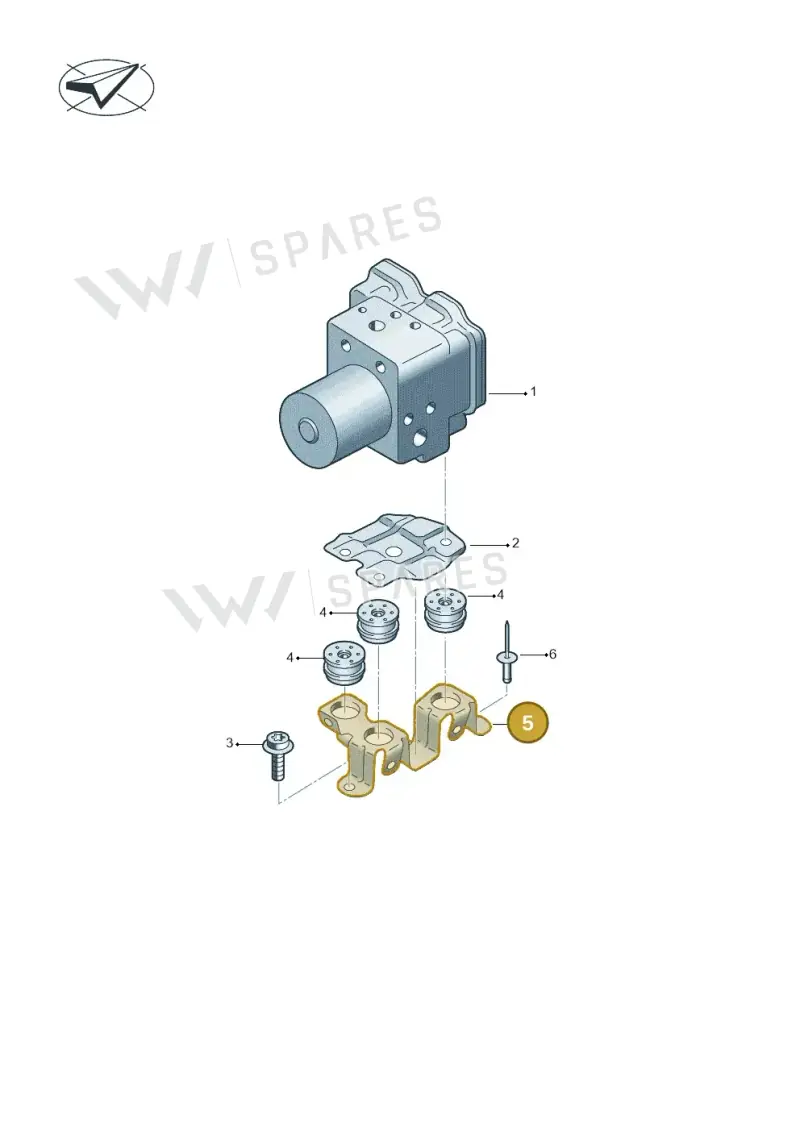 9J1614135 — Audi RS e-tron GT (2020-2020) diagram 4j1614010, position 5