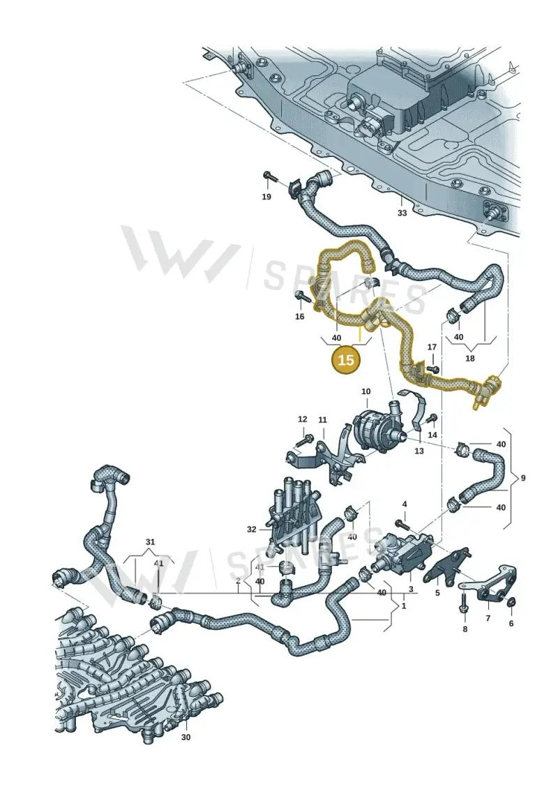 9J1815568D — Audi RS e-tron GT (2020-2020) diagram 4j1121040, position 15
