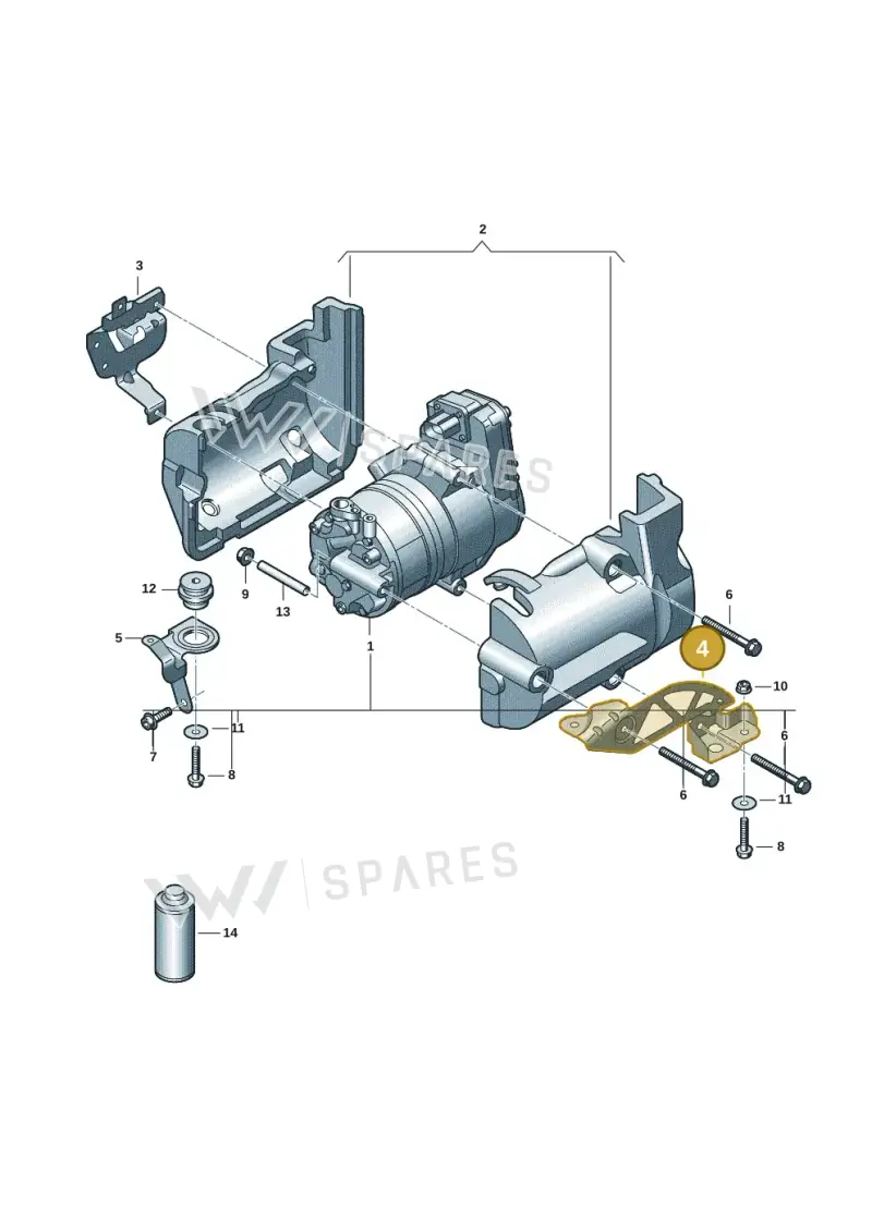 9J1820905 — Audi RS e-tron GT (2020-2020) diagram 4j1260300, position 4